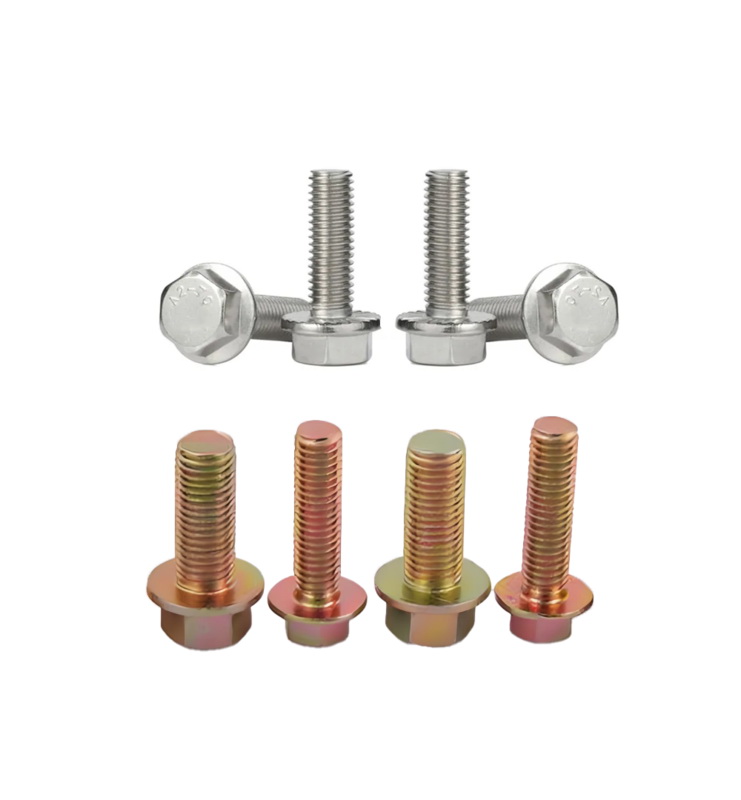สกรูหัวเหลี่ยมติดแหวน (Flange Bolt) 
