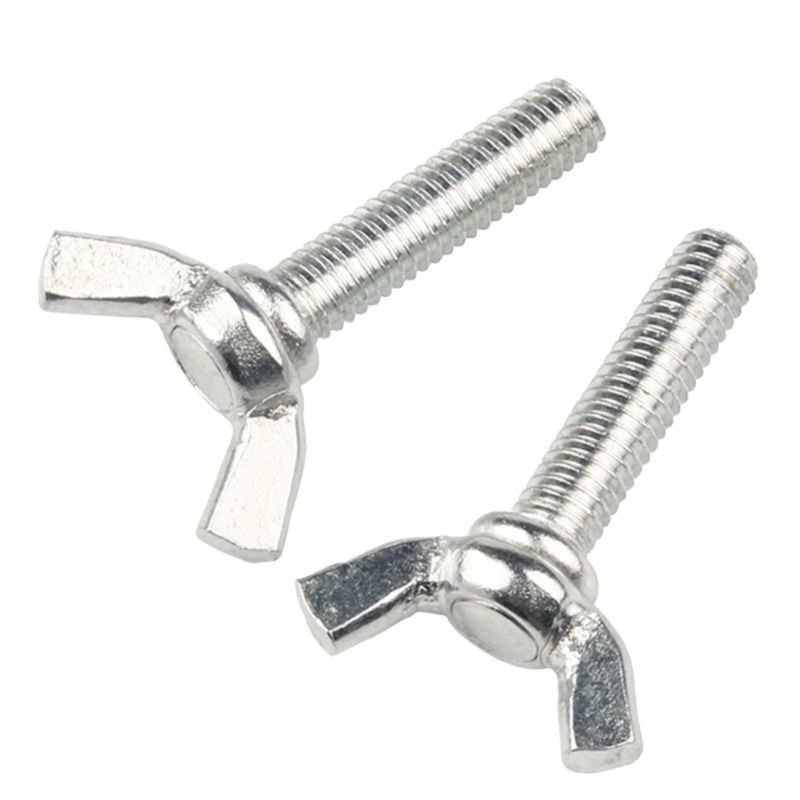 สกรู และ น็อต หางปลา (Wing Bolt and Wing Nut)  