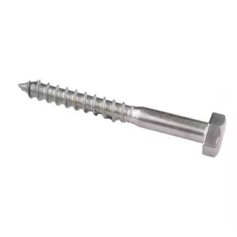 เกลียวปล่อยไม้ หัวหกเหลี่ยม (Hex head tapping screw) 